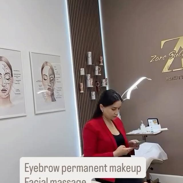 My day today in 30 seconds ✨ Eyebrow permanent makeup Facial massage Eyebrow permanent makeup Old PMU correction & brow lamination + eyebrow